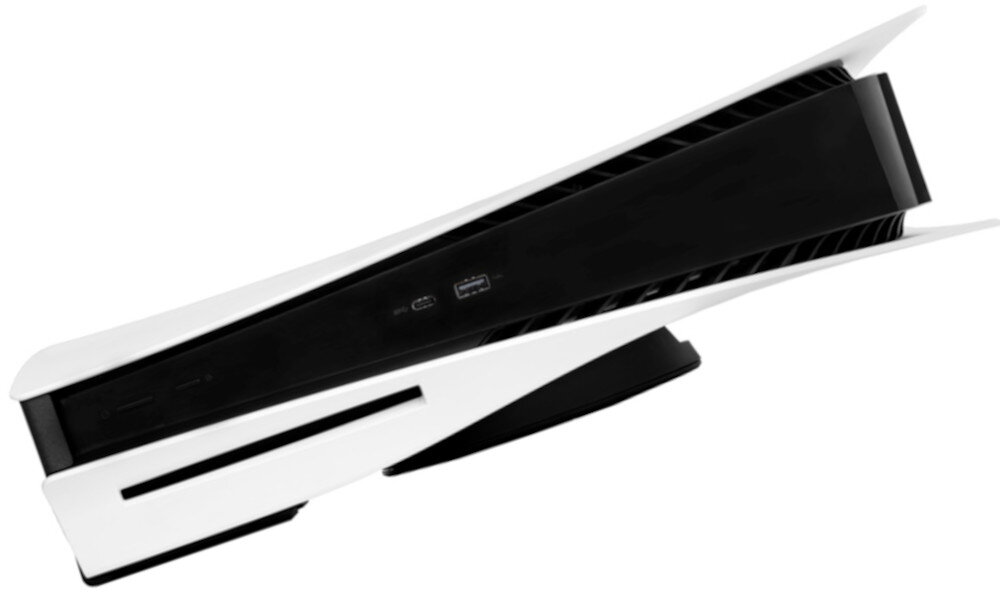 Uchwyt 4MOUNT 4M-PS5-B-V1 do konsoli PS5 estetyczny wyglad