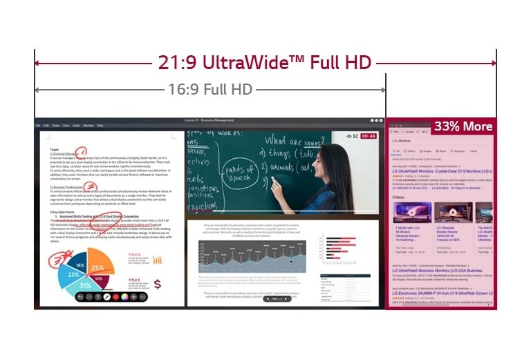 Monitor LG 34WL850 - wirtualna klasa