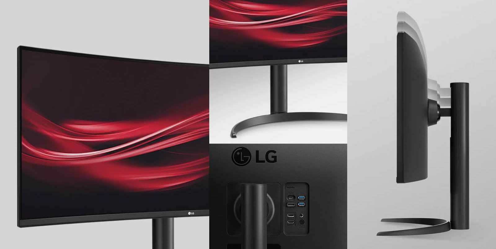 Monitor LG 34WP75C - Ergonomiczna budowa