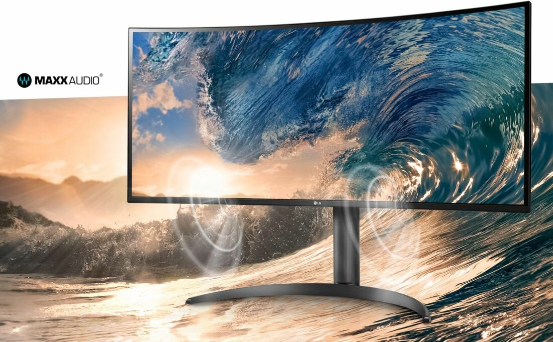 Monitor LG 34WP75C - MAXXAUDIO