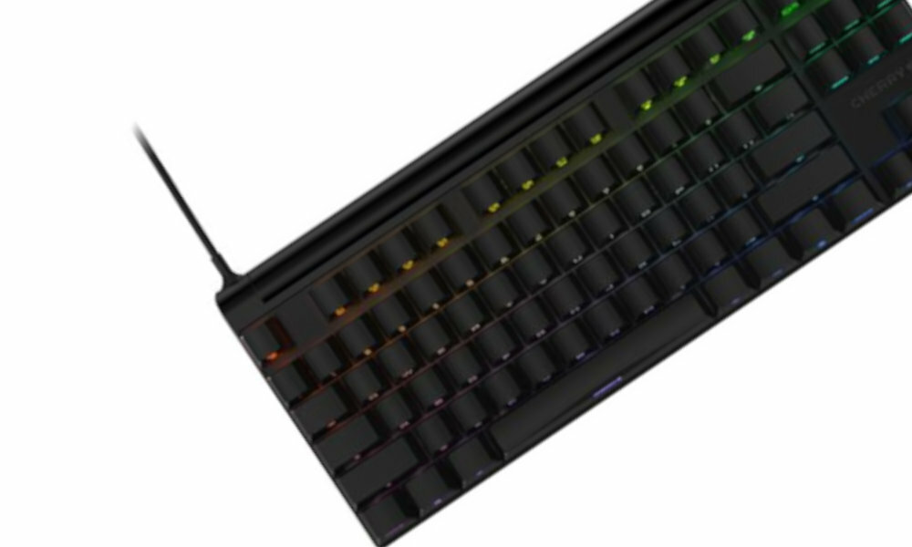 CHERRY MX 8.0 RGB MX Brown Czarny skos prawy