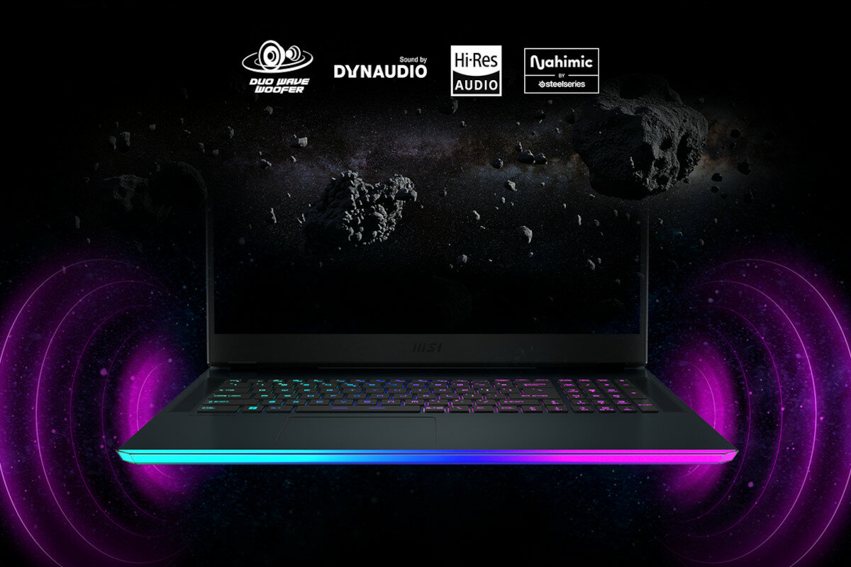 Laptop MSI Raider GE76 12UH-414PL 17.3 IPS 360Hz i9-12900HK 64GB SSD 1TB GeForce RTX3080 Windows 11 Home podswietlenie