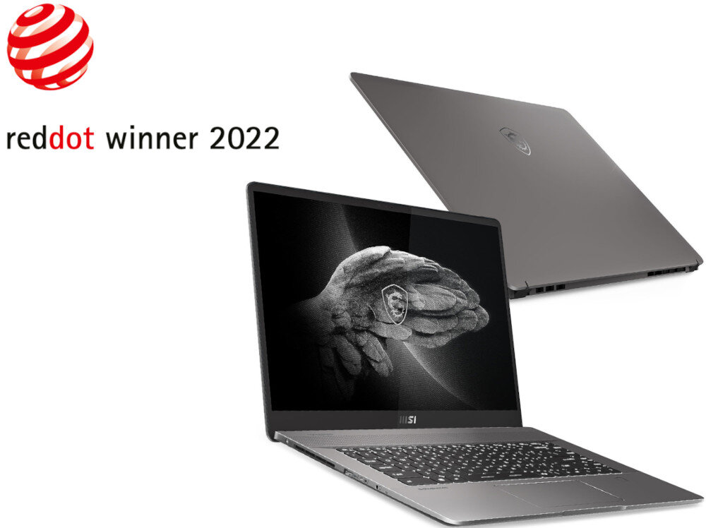 Laptop MSI Creator Z17 nagroda reddot