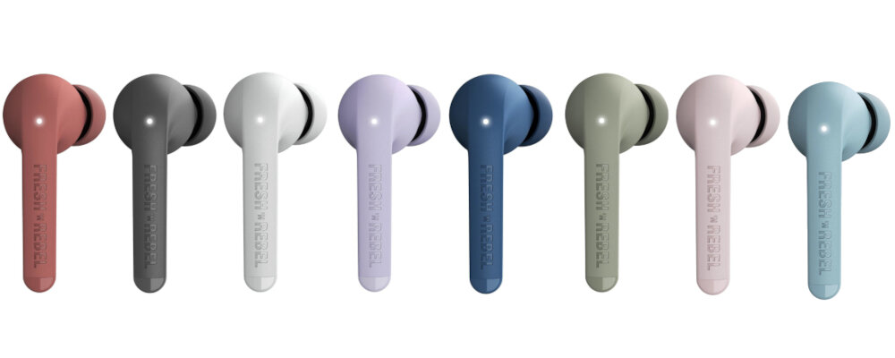 Słuchawki dokanałowe FRESH 'N REBEL Twins 1 TIP wygoda design kolory czas dzialania