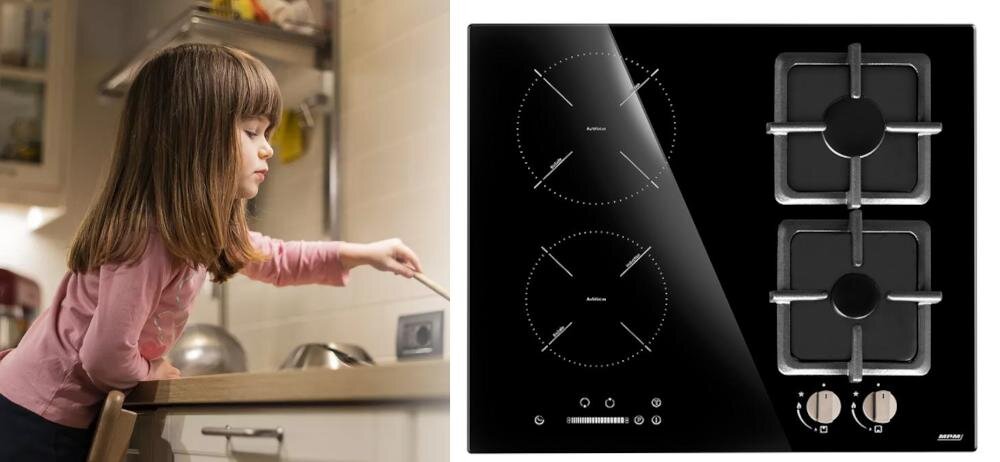 MPM-60-IMG-21 mała kuchnia płyta niewielki rozmiar szkło ceramika funkcje zabezpieczenie dzieci