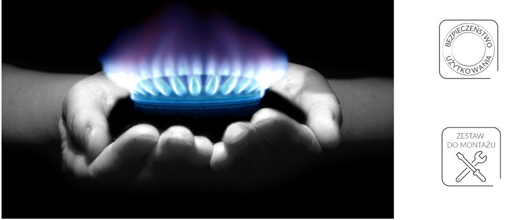 KUCHNIA MPM-64-KGM-11 bezpieczeństwo ochrona system przeciwwypływowy gaz ziemny zestaw dysze montaż