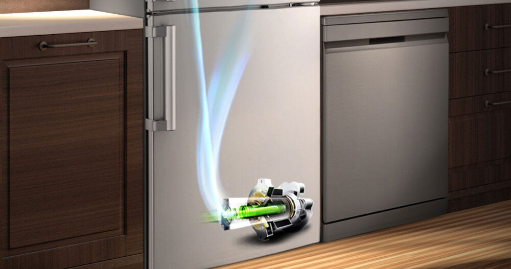 LODÓWKA LG GBB92MCBAP sprężarka inwerterowa silnik kompresor cicha praca energooszczędne chłodzenie