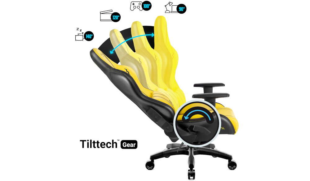 Fotel DIABLO CHAIRS X-One 2.0 mechanizmy systemy bujanie pochylenie regulacja