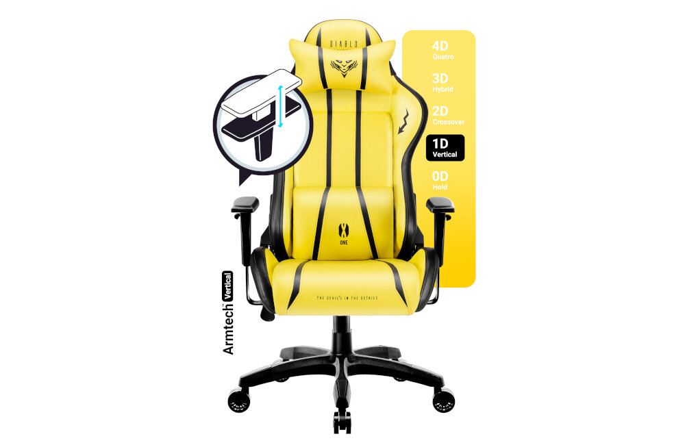 Fotel DIABLO CHAIRS X-One 2.0 podlokietniki pianka