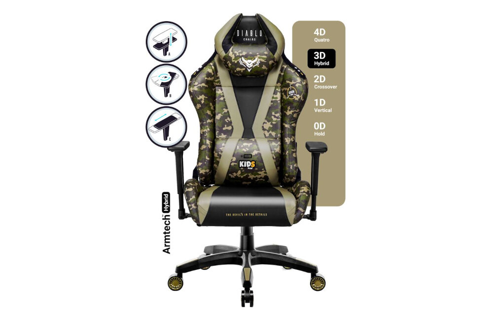 Fotel DIABLO CHAIRS X-Horn 2.0 podlokietniki regulacja