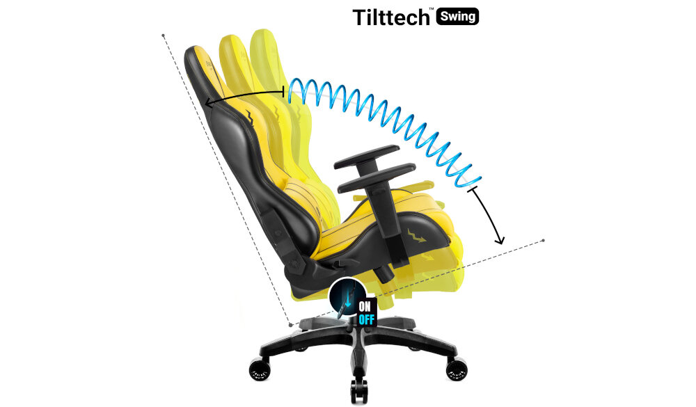 Fotel DIABLO CHAIRS X-One 2.0 (XL) Żółty