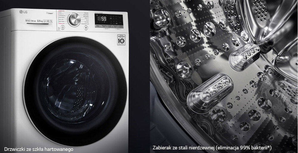 Pralka LG F2WV5S8S2TE trwałość higiena
