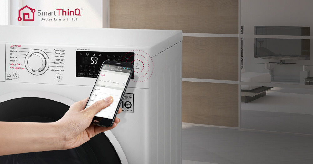 Pralko-suszarka LG F4DV508S1E WI-FI