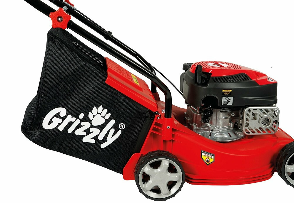 Kosiarka spalinowa GRIZZLY BRM4013 - Pojemny kosz  