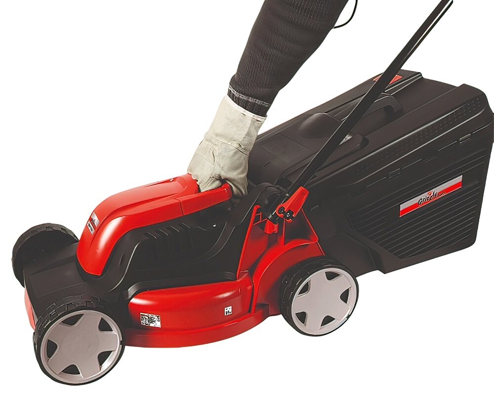 Kosiarka elektryczna GRIZZLY ERM1332 1300W - Pojemny kosz