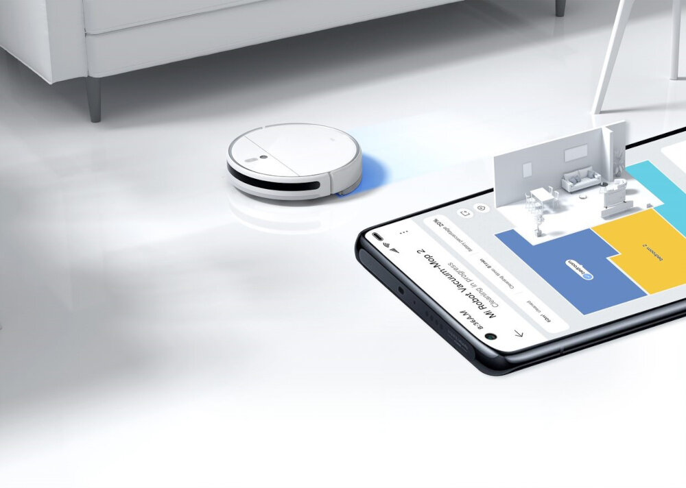 Robot sprzatajacy XIAOMI Mi Robot Vacuum-Mop 2 aplikacja MiJia zdalne sterowanie ustawienia