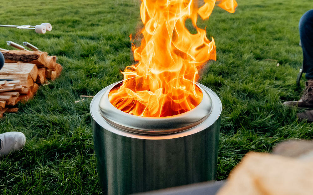 SOLO STOVE Ranger palenisko podstawka popiół powietrze osłona cieplna podłoże otwory wentylacyjne