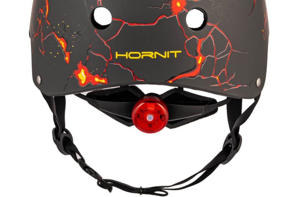 Kask HORNIT Lava oświetlenie
