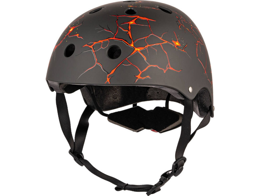 Kask HORNIT Lava LAS828 Czarno-pomarańczowy dla Dzieci (rozmiar S) regulacja rozmiar