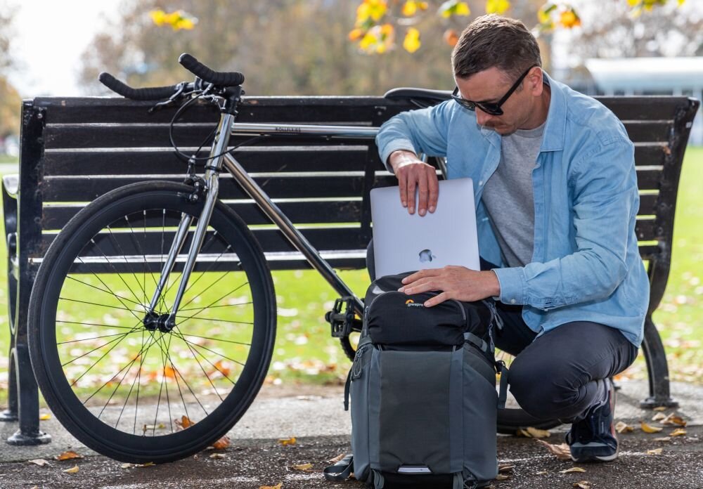 Plecak LOWEPRO Photo Active BP 200 AW foto zdjęcia akcesoria pasek kieszenie ekologia recykling