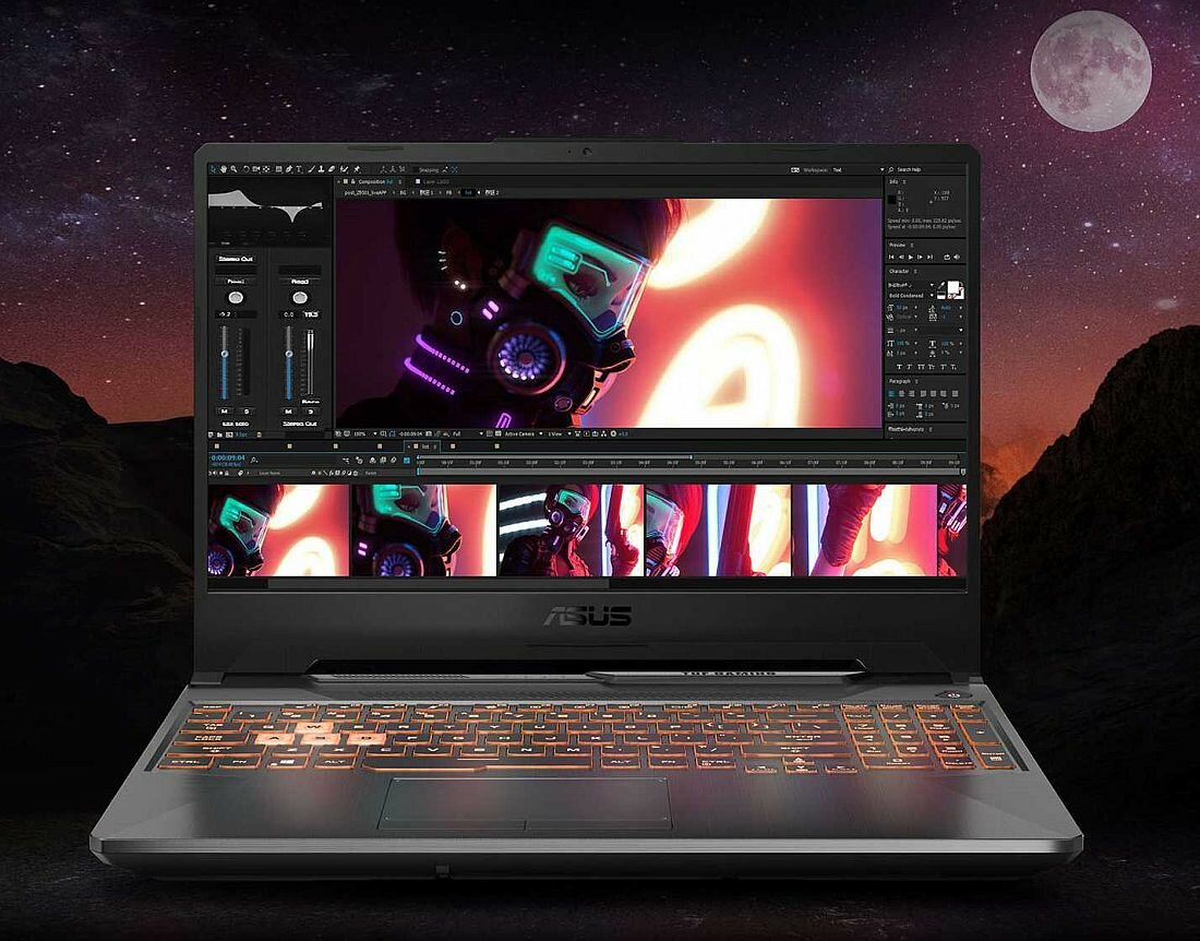 Laptop <span>ASUS Tuf Gaming A15</span> FA506IU FA506IV FA506II - połączenie stabilność