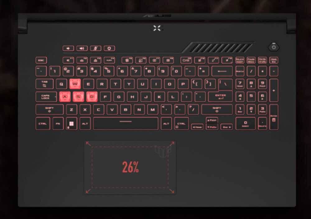 Laptop ASUS TUF Gaming A17 - Overstroke