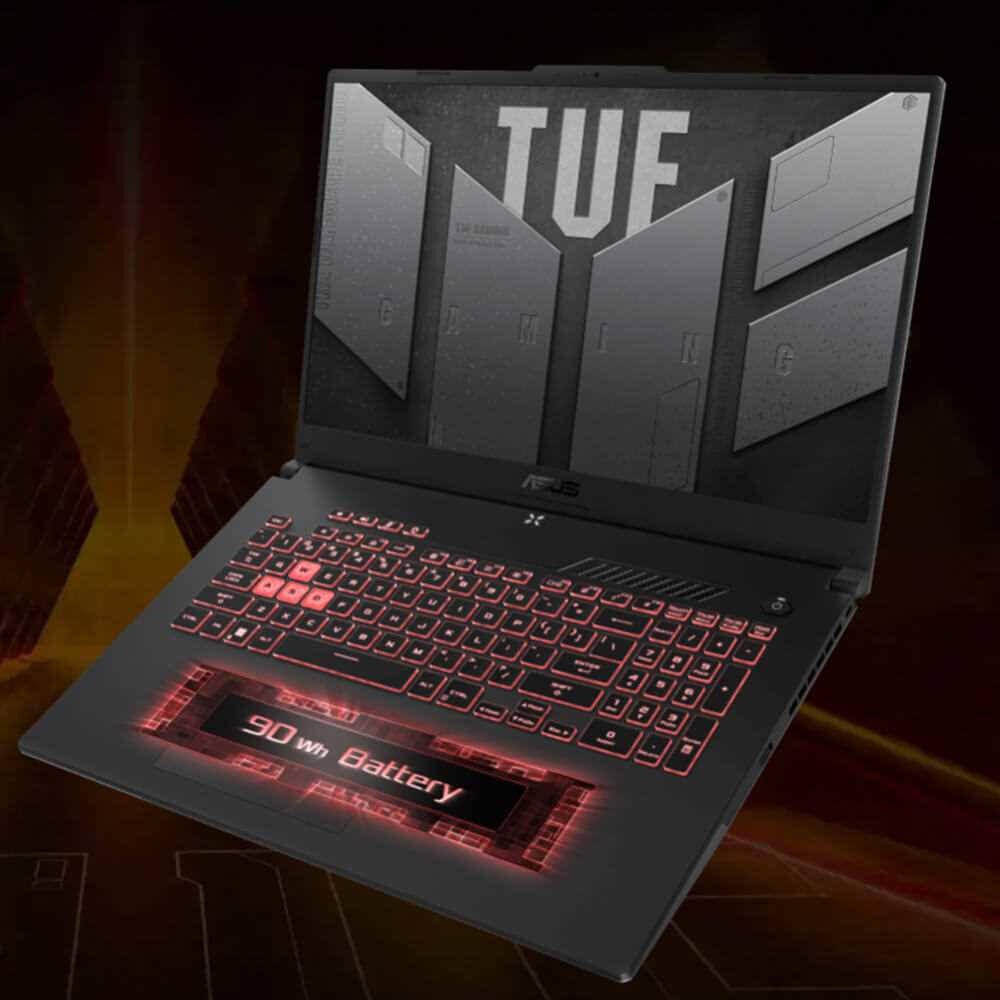 Laptop ASUS TUF Gaming A17 - Bateria 90 Wh