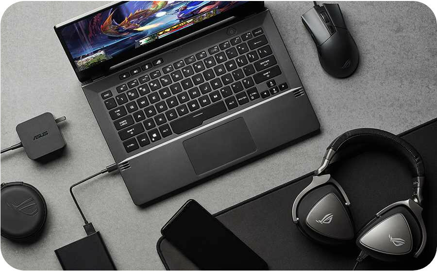 Laptop ASUS ROG Zephyrus G14 14 IPS R9-6900HS 32GB SSD 1TB RX6800S Windows 11 Home - USB Power Delivery