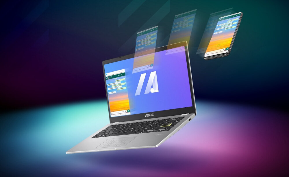 Laptop ASUS VivoBook Go E410MA microsoft office