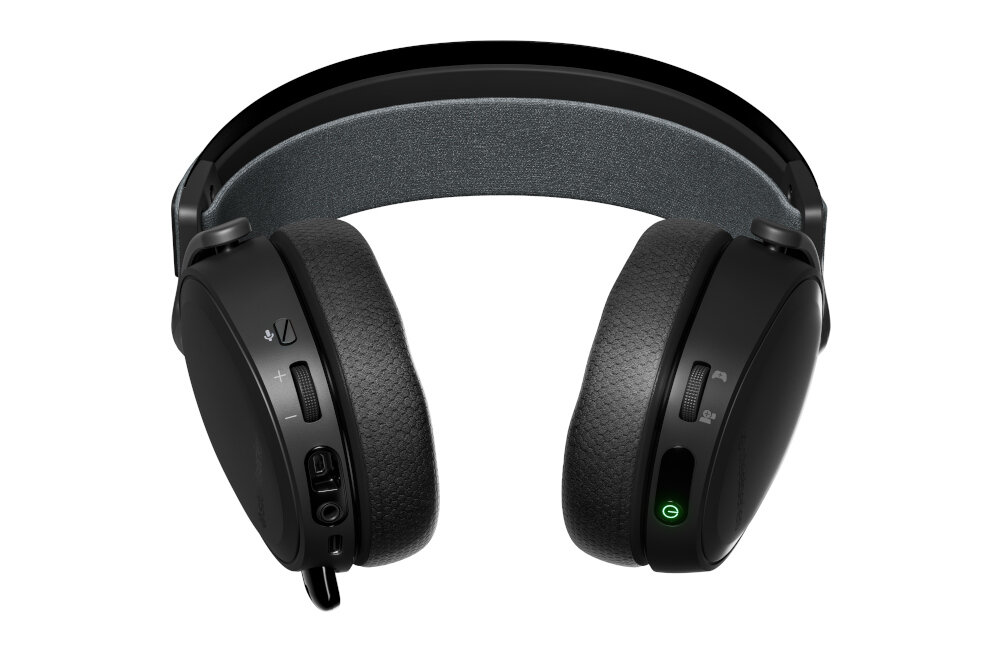 Słuchawki STEELSERIES Arctis 7+ sterowanie