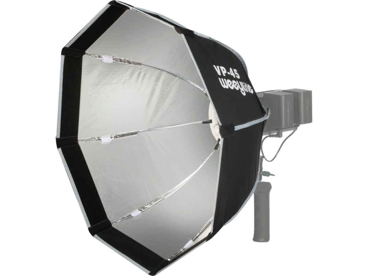Softbox WEEYLITE VP-45 montaż kompatybilność zastosowanie mocowanie