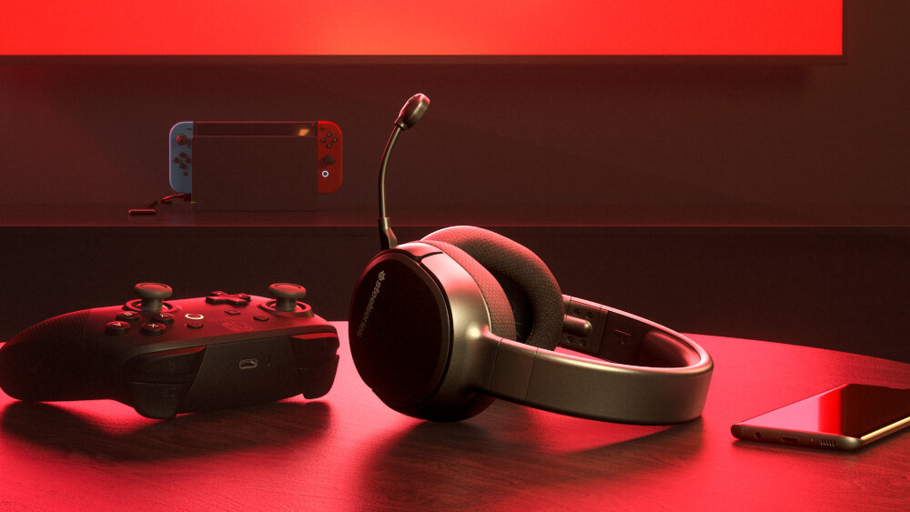 Słuchawki STEELSERIES Arctis 1 Wireless mikrofon anc