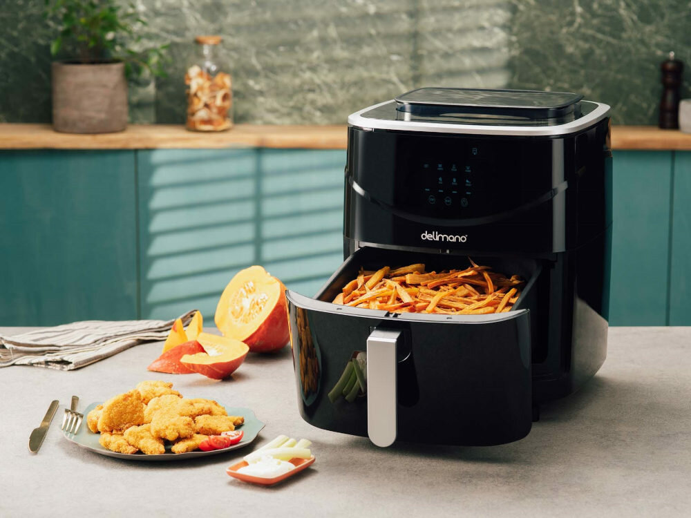 Frytkownica beztluszczowa DELIMANO 110074539 Air Fryer z gotowaniem na parze Innowacyjna moc pary