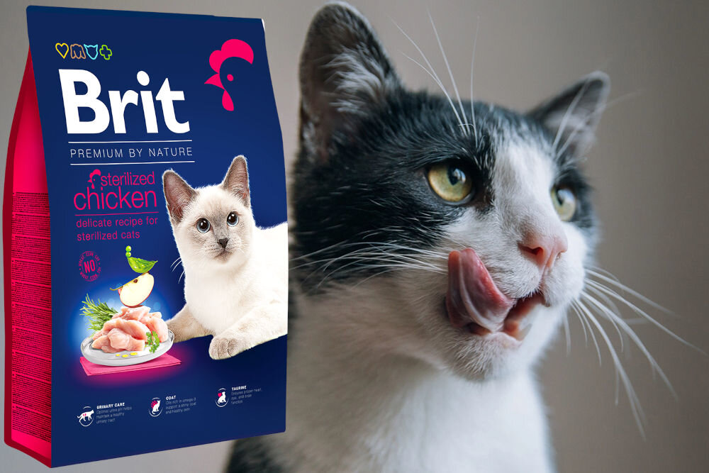 Karma dla kota BRIT Premium By Nature Sterilized Kurczak 1,5 kg dodatki analiza