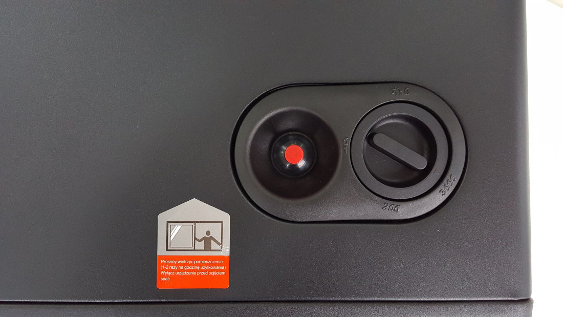 Piecyk gazowy DURATERM DR2020 MOC 4200 W Trzystopniowa regulacja moc termostat