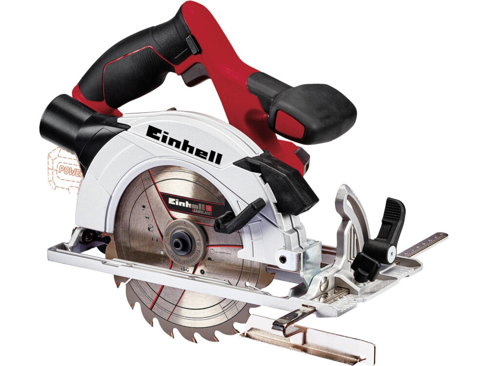 Pilarka tarczowa EINHELL TE-CS 18-150 Li Solo nieprzeciętne parametry użytkowe do profesjonalnych i amatorskich prac remontowych funkcjonalny sprzęt silnik o wysokiej mocy niska podatność na awarie technologicznie zaawansowany do drewna sklejek tworzyw sztucznych