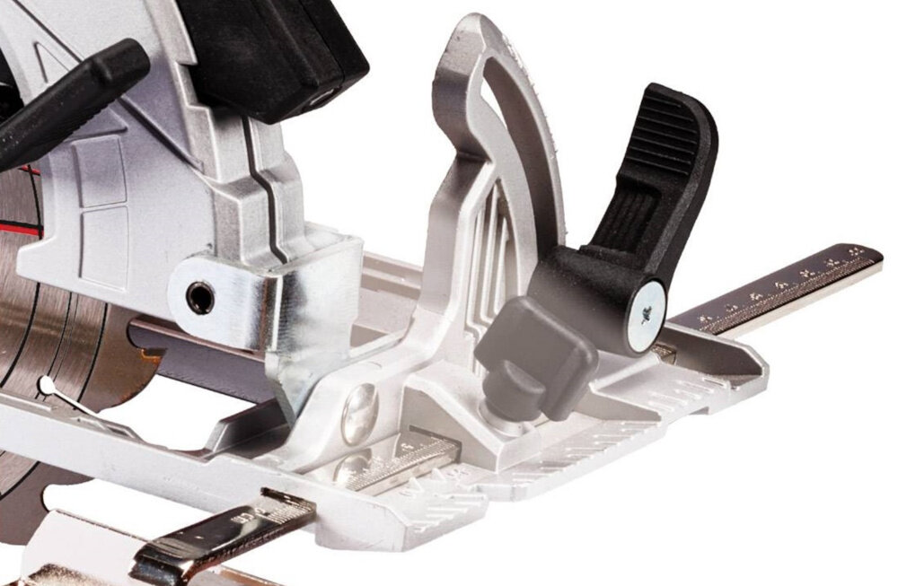 Pilarka tarczowa EINHELL TE-CS 18-150 Li Solo blokada wrzeciona system odpylania z wysokiej jakości nadmuchem dioda LED