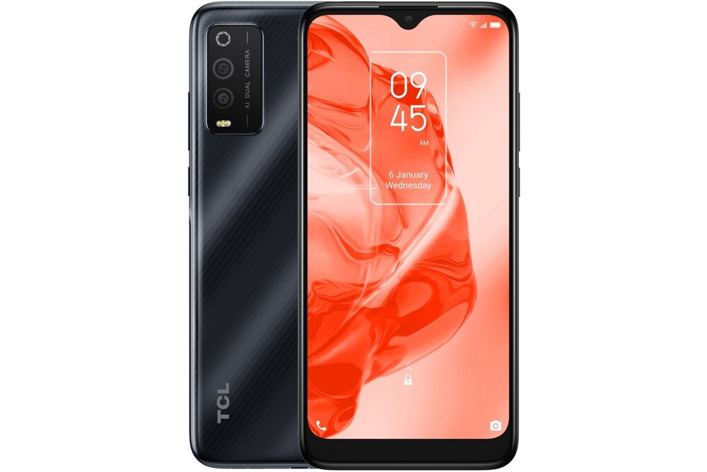 Smartfon TCL 205  ekran bateria aparat procesor ram pamięć pojemność rozdzielczość zdjęcia filmy opis dane cechy blokady system łączność wifi bluetooth obudowa szkło odporność porty muzyka transfer sieć przekątna matryca waga czujniki
