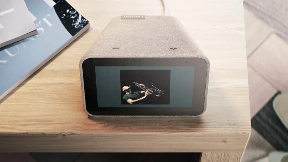 Głośnik mobilny LENOVO Smart Clock - ładowanie