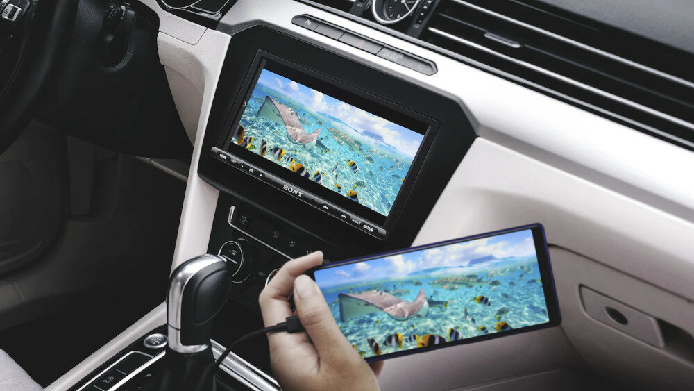 Radio samochodowe SONY XAV-AX3250  - funkcjonalność