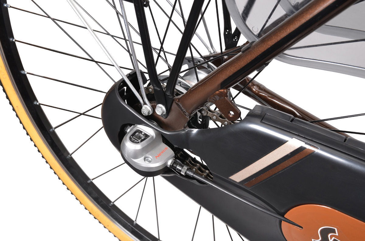 Rower miejski INDIANA Storica 140 3B biegi zmiana przerzutki kontrola tryb jazda