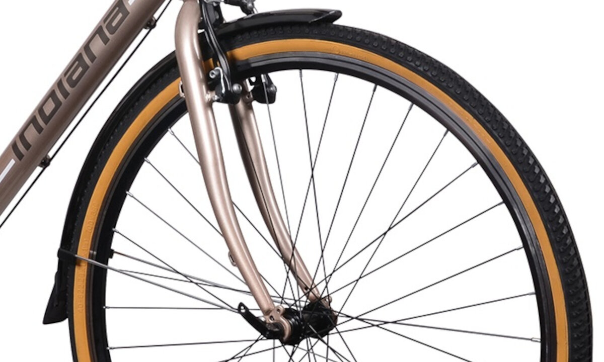 Rower miejski INDIANA Storica 140 3B przyczepność piasty obręcze opony koła