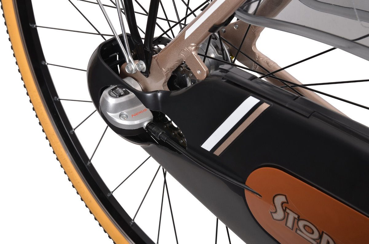 Rower miejski INDIANA Storica 140 3B biegi zmiana przerzutki kontrola tryb jazda