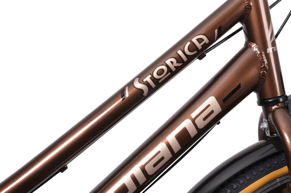 Rower miejski INDIANA Storica 141 3B rama stabilność aluminium konstrukcja