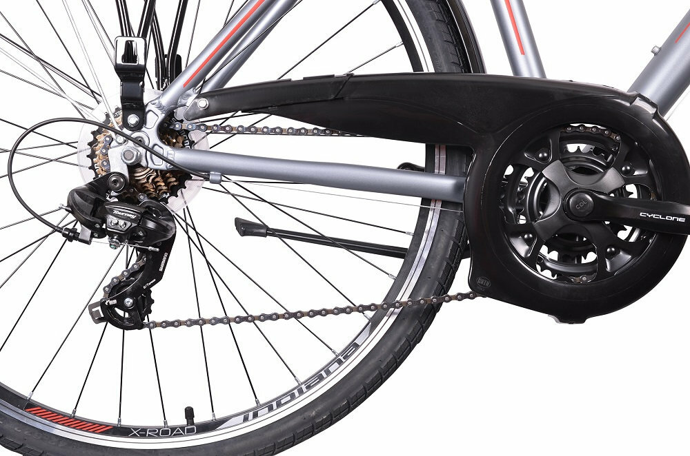 Rower trekkingowy INDIANA X-Road 1.0 M19 M19  - Przerzutki Shimano Tourney