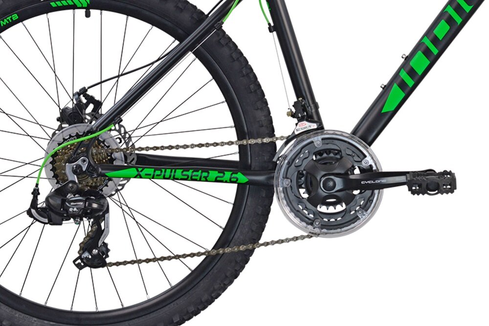 Rower górski MTB INDIANA X-Pulser 2.6 M15 - Przerzutki Shimano Tourney