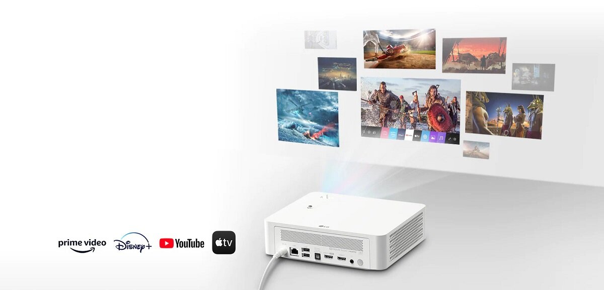 Projektor LG PF610P Sprytny dostęp do treści