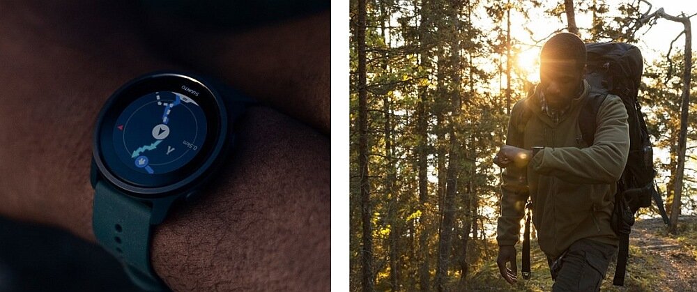 Smartwatch 5 Peak  ekran bateria pomiar czujniki zdrowie sport tryby aplikacje łączność 