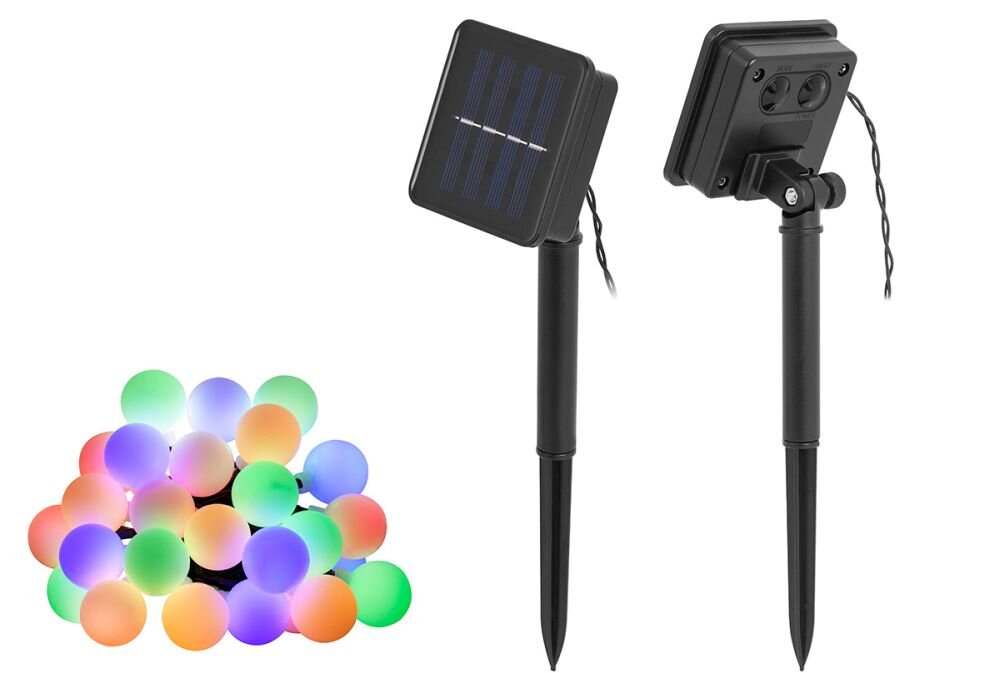 Girlanda ogrodowa TRACER TRAOSW46913 Kolorowa  zasilanie rozwieszanie nastrój światło led