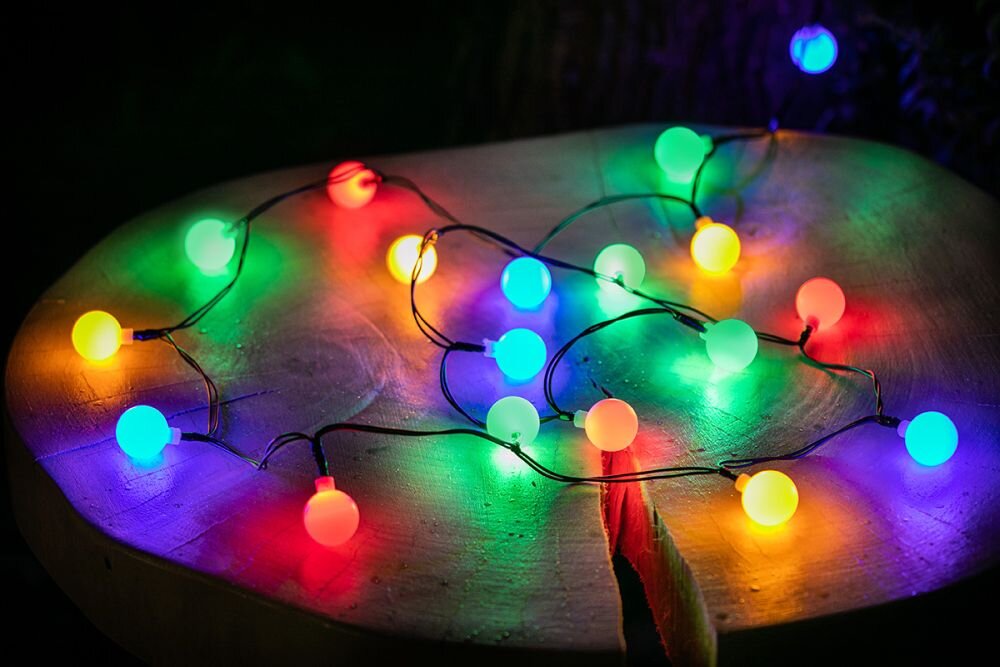 Girlanda ogrodowa TRACER TRAOSW46913 Kolorowa  zasilanie rozwieszanie nastrój światło led